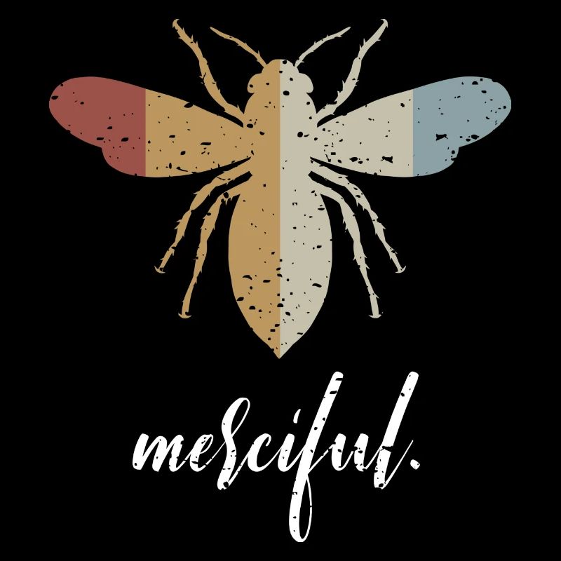 Retro Bee Merciful Biene Be Merciful