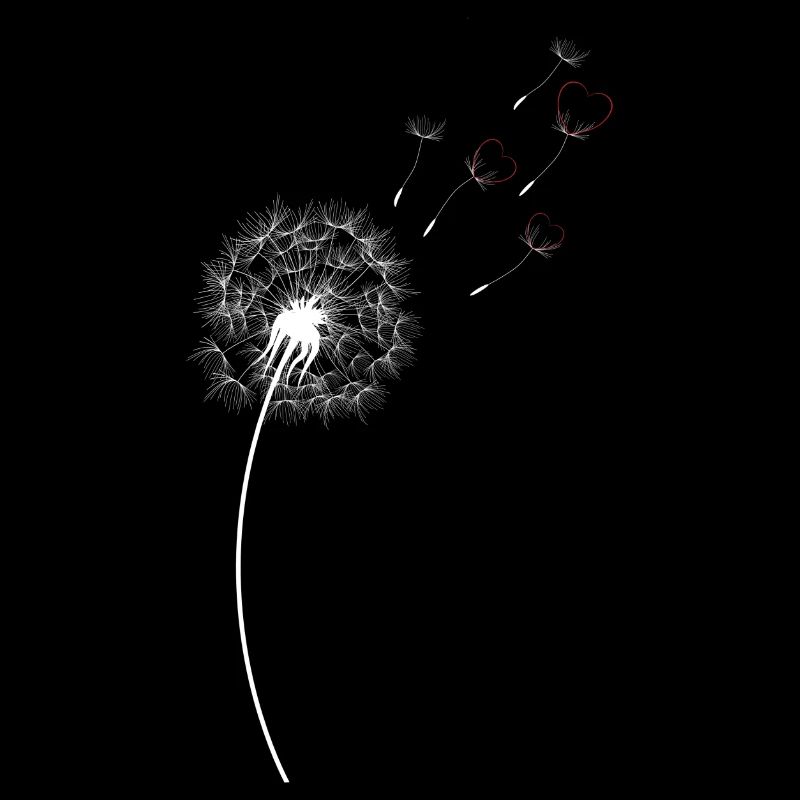 Dandelion Heart Valentine's Day Dandelion