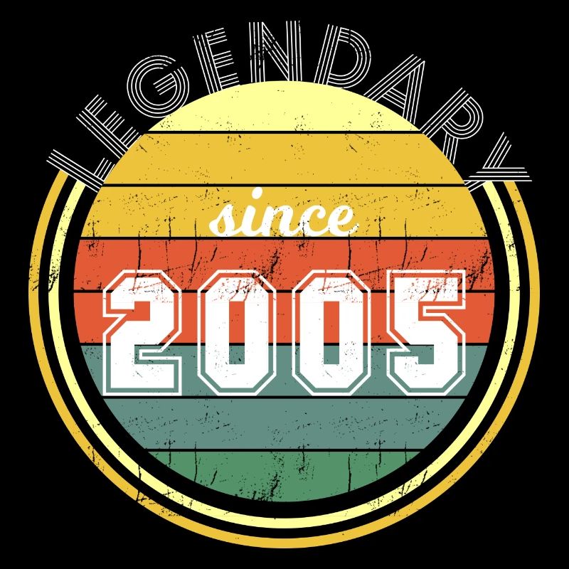 Vintage Legendary since 2005 Geburtstag Retro