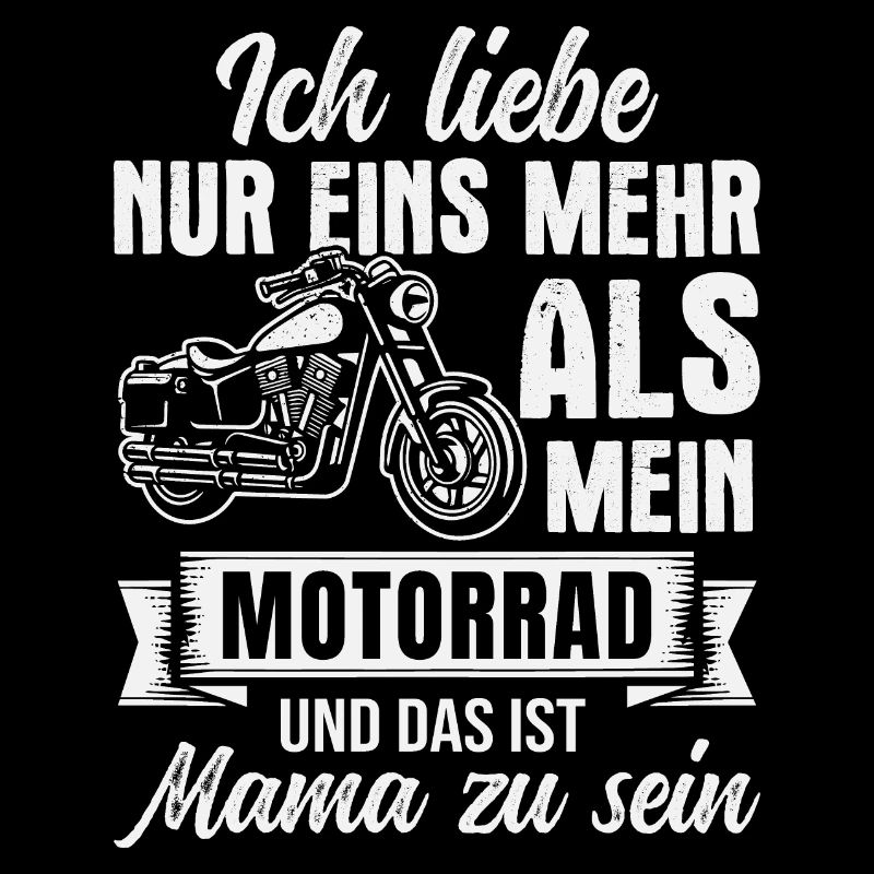 Motorradfahrer Biker Mama Motorrad Muttertag