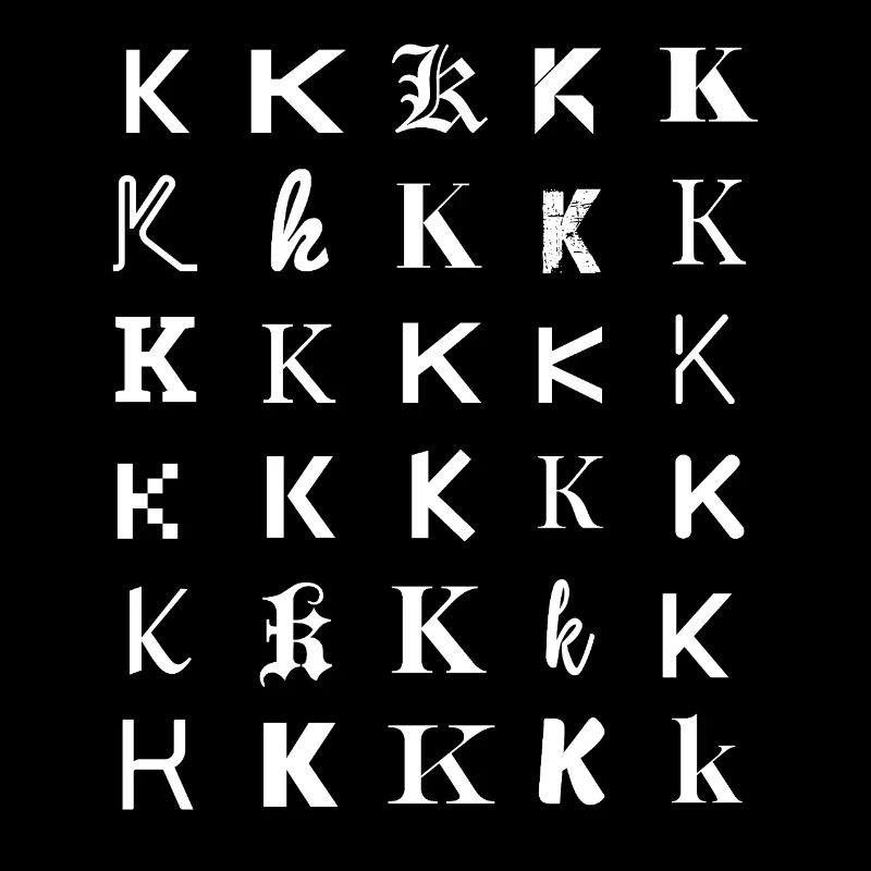 K-Monogramm-Mosaik