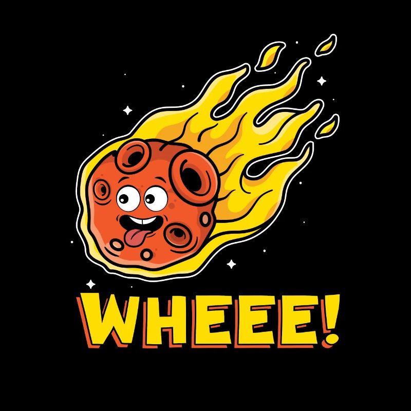 Space Space Flames Astroid Diversion