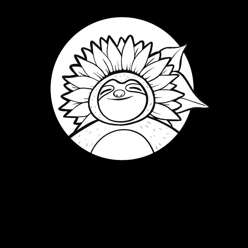 Sloth Sunflower