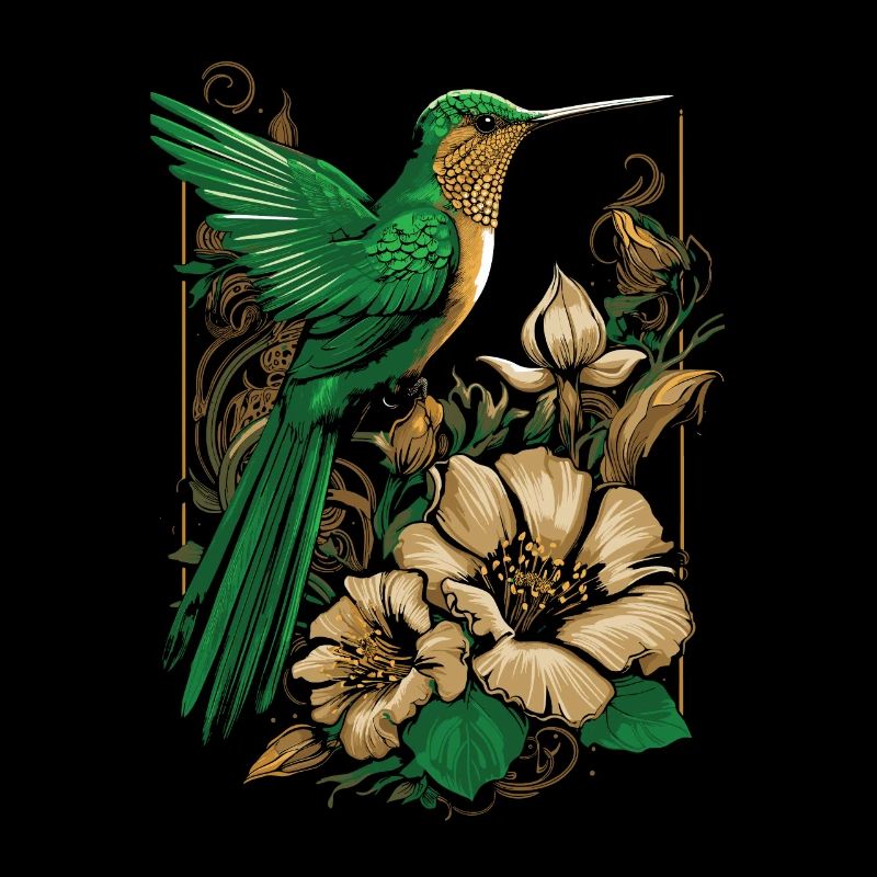 Colibri, Fleurs, Oiseau De Fleur