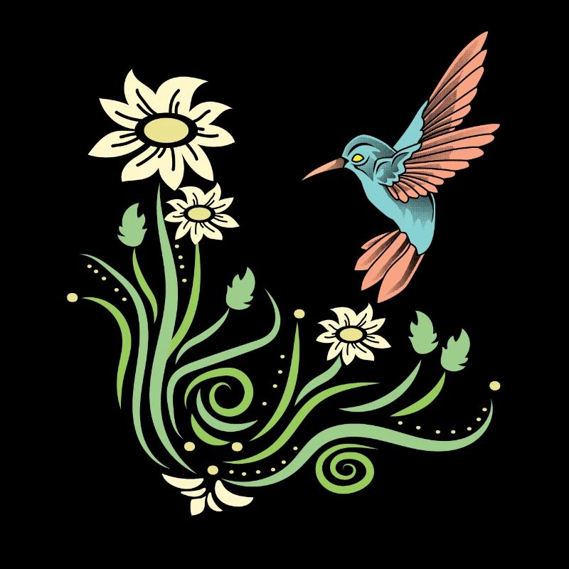 Colibri, Fleurs, Oiseau De Fleur