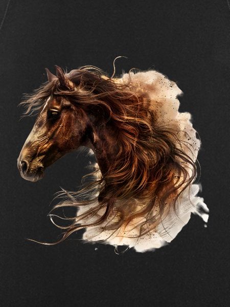 Majestic horse galloping