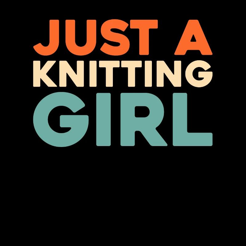 Frappée juste une fille de tricot