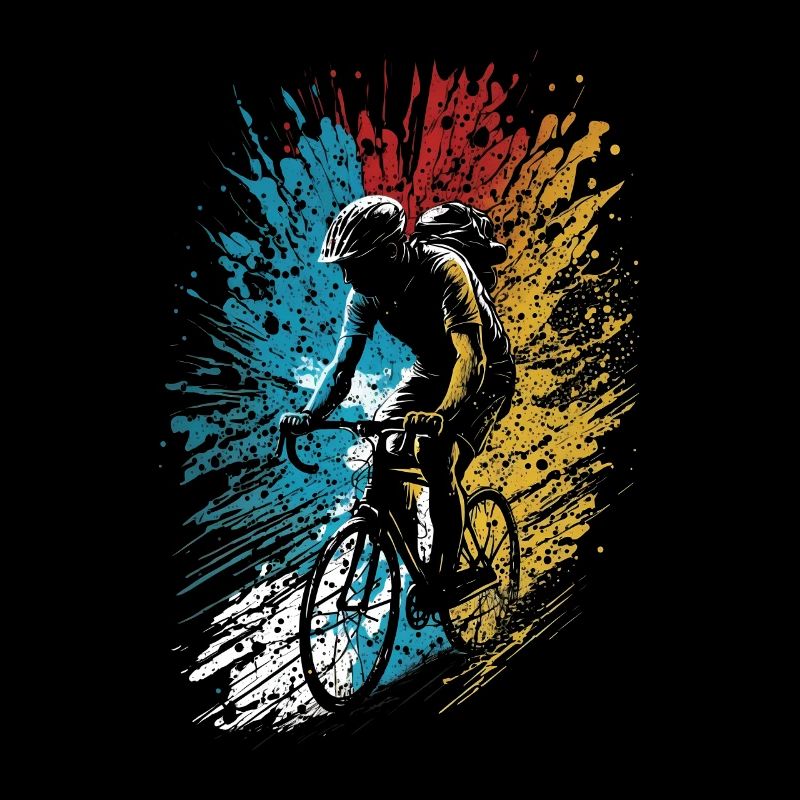 Bright & bold bicycle art