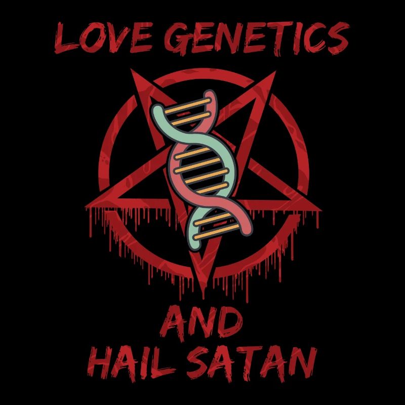 Aimez la génétique et saluez Satan