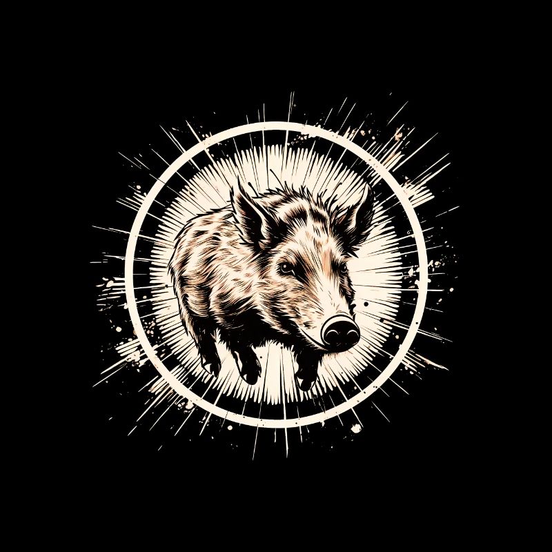 Réticule de chasse au porc