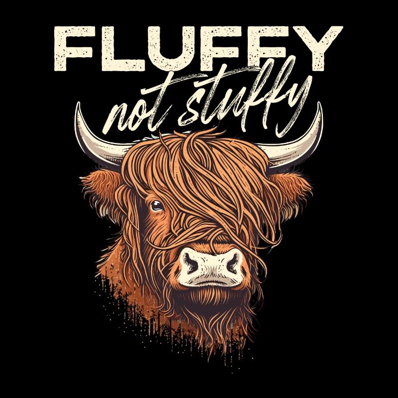Vache moelleuse pas étouffante des Highlands