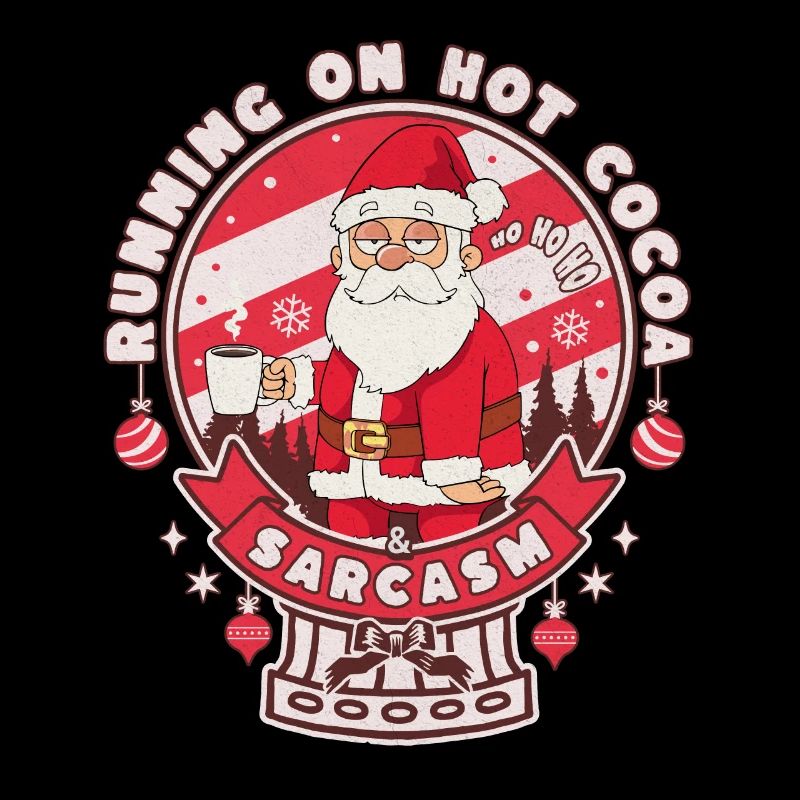 with hot cocoa and sarcasm