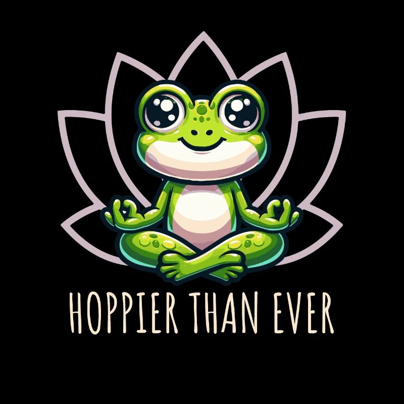 Hoppier Than Ever Frog Yoga