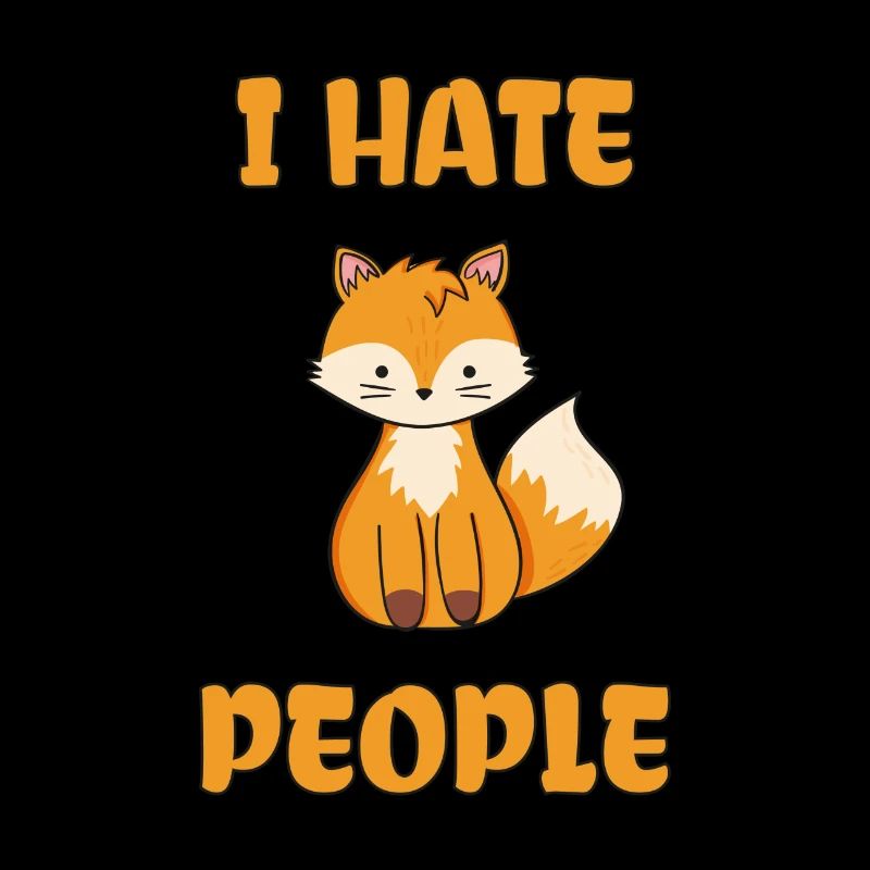 I hate people fox