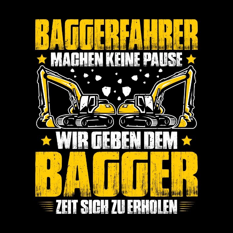 Baggerfahrer Baggerführer Heavy Equipment Operator