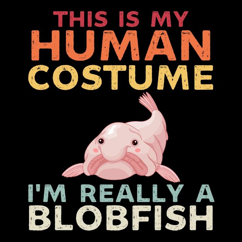 Das ist mein menschliches Kostüm im wirklich ein Blobfish