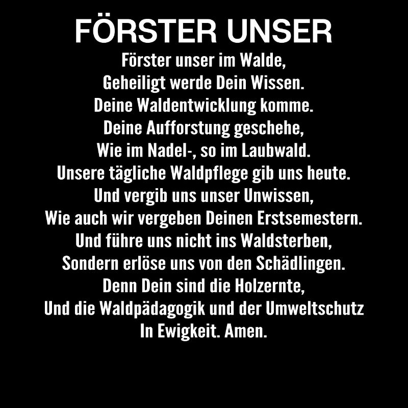 Förster Forstwirtschaft Forester Waldarbeiter Wald