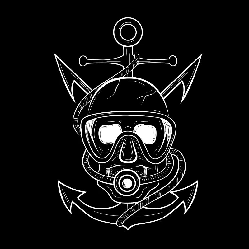 Plongeur Skull Diving Partner Scuba Diver
