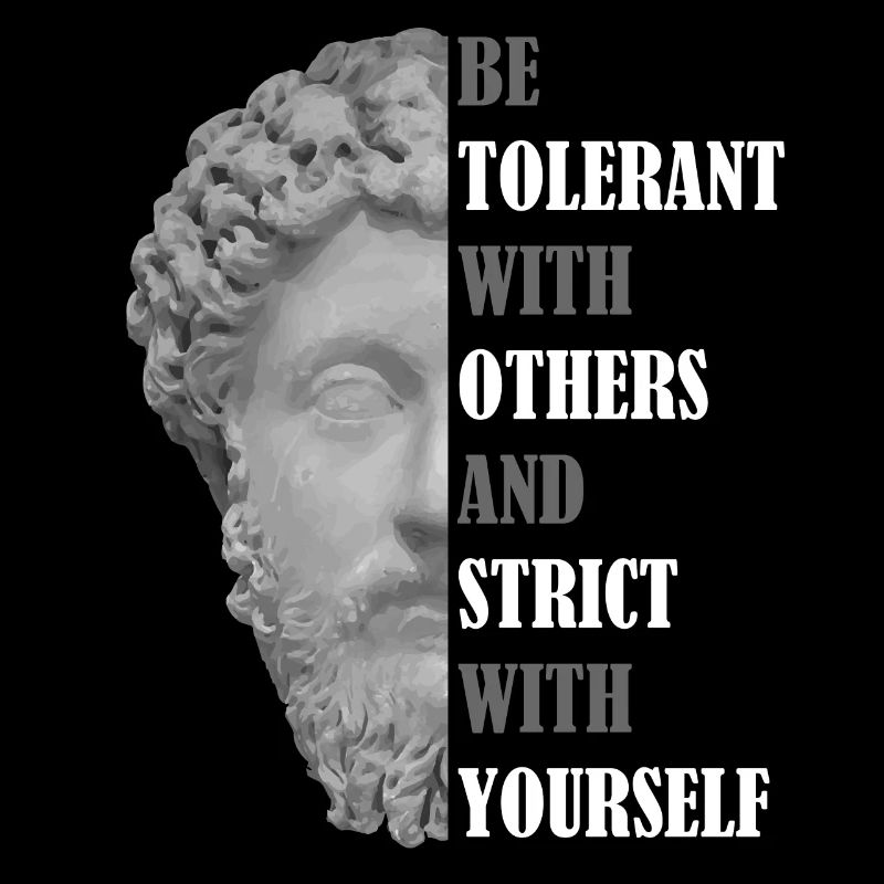 Be Tolerant T-Shirt, Marus Aurelius Gift, Stoicism