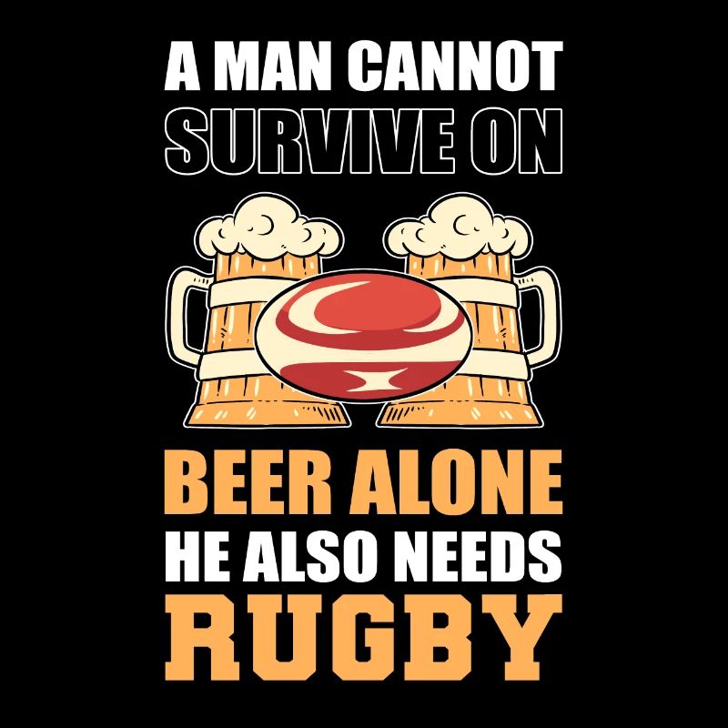A Man Cannot Survive On Beer Alone He Also Needs