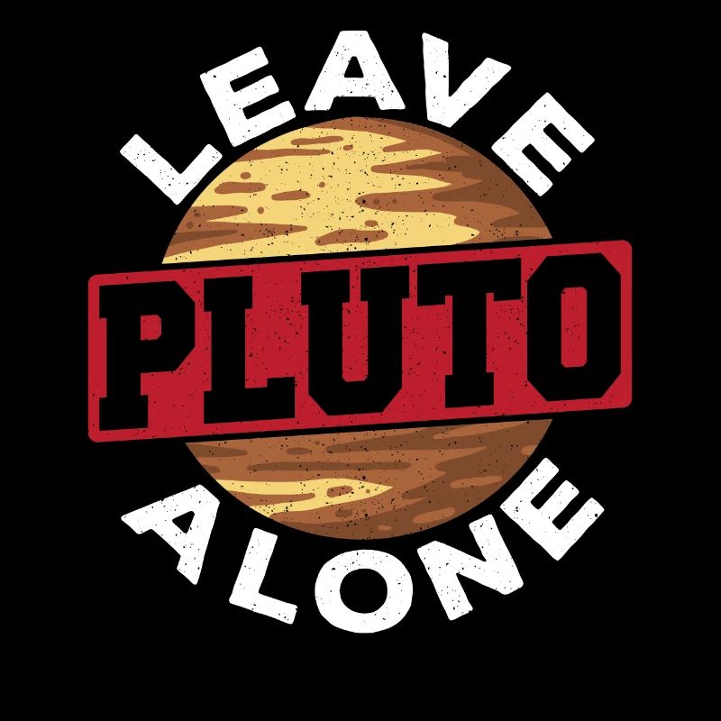 Lass Pluto in Ruhe Astronomie Sternbildkarte