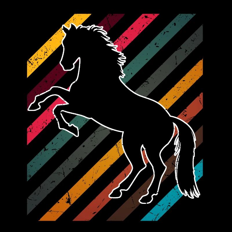 Vintage Pferd Pferde