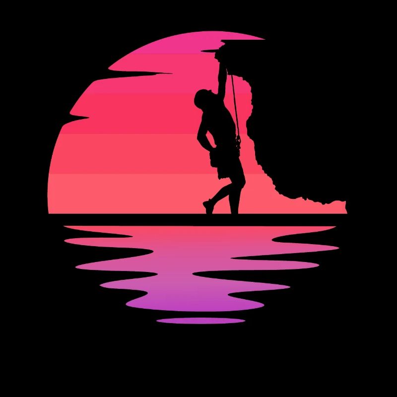 Climbing sunset gift