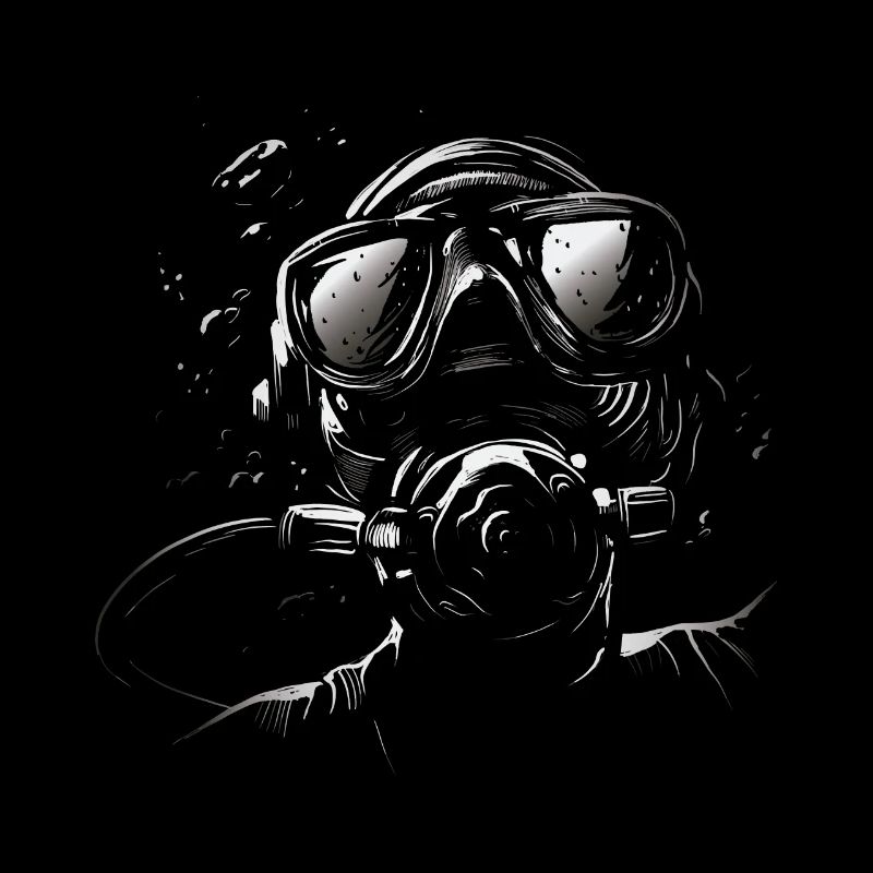Scuba Diving Modern Deep Sea Diver