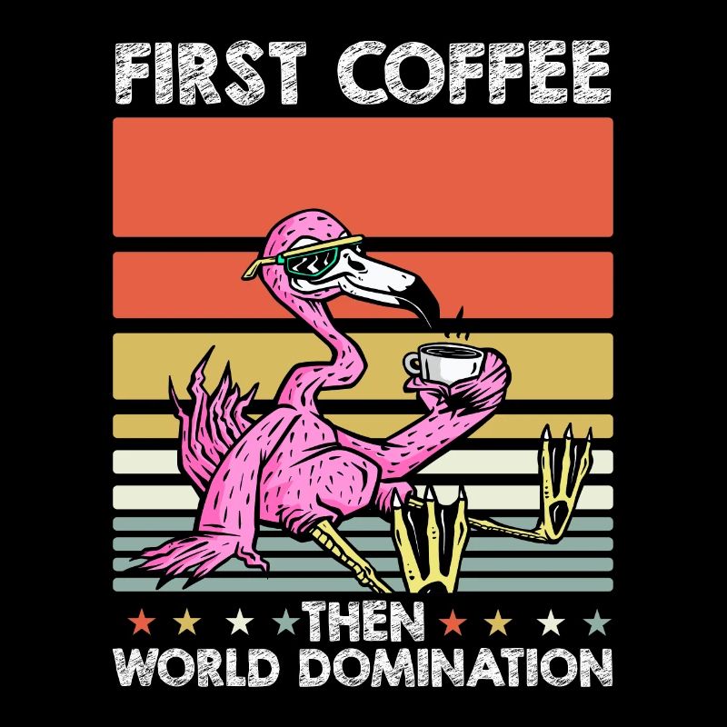 Flamingo Coffee Sunglasses
