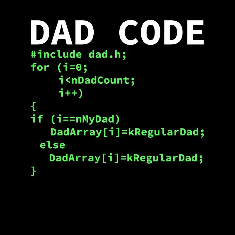 Entwickler Coder Programmierer Papa