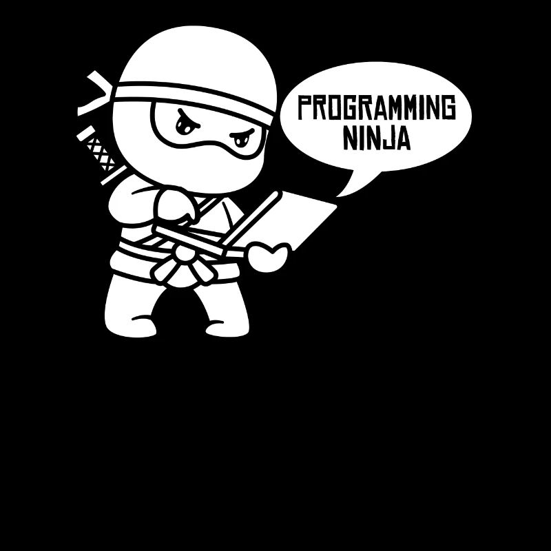 Entwickler Coder Programmierer Ninja