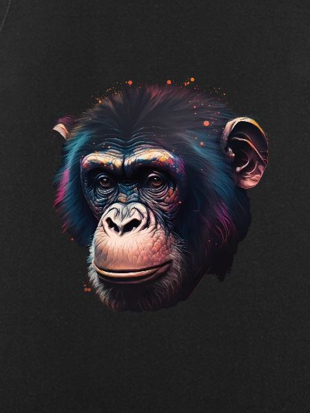 Chimpanzee Monkey Portrait