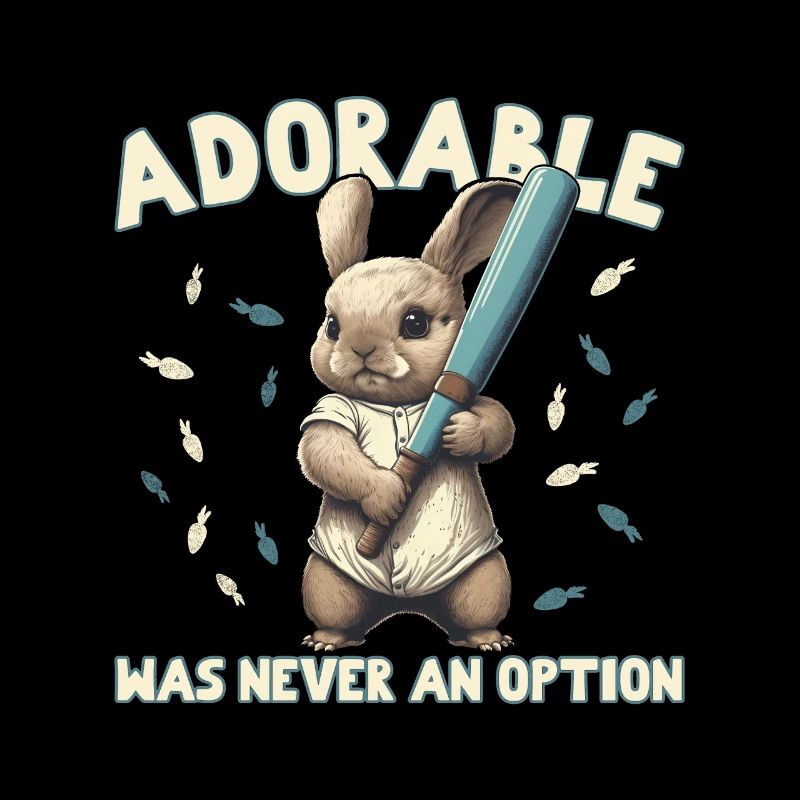 Adorable was never an option rabbit