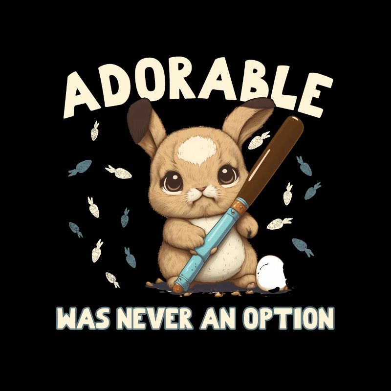Adorable was never an option rabbit