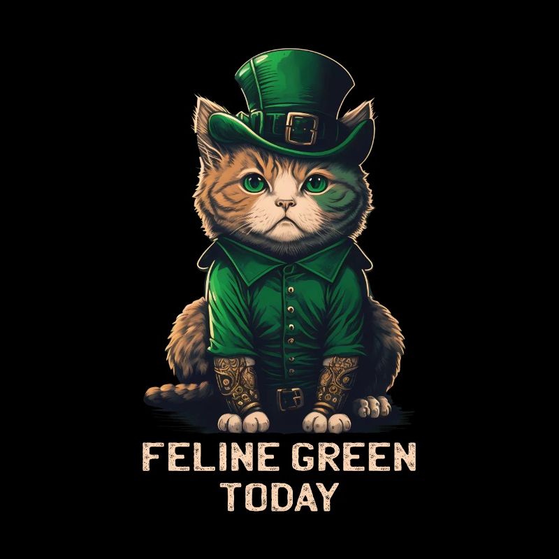 Feline Green Today St. Patty Day