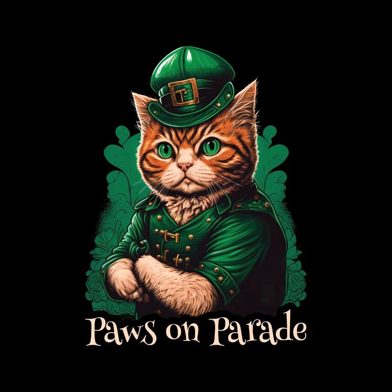 Paws on Parade Cat St. Patty Day