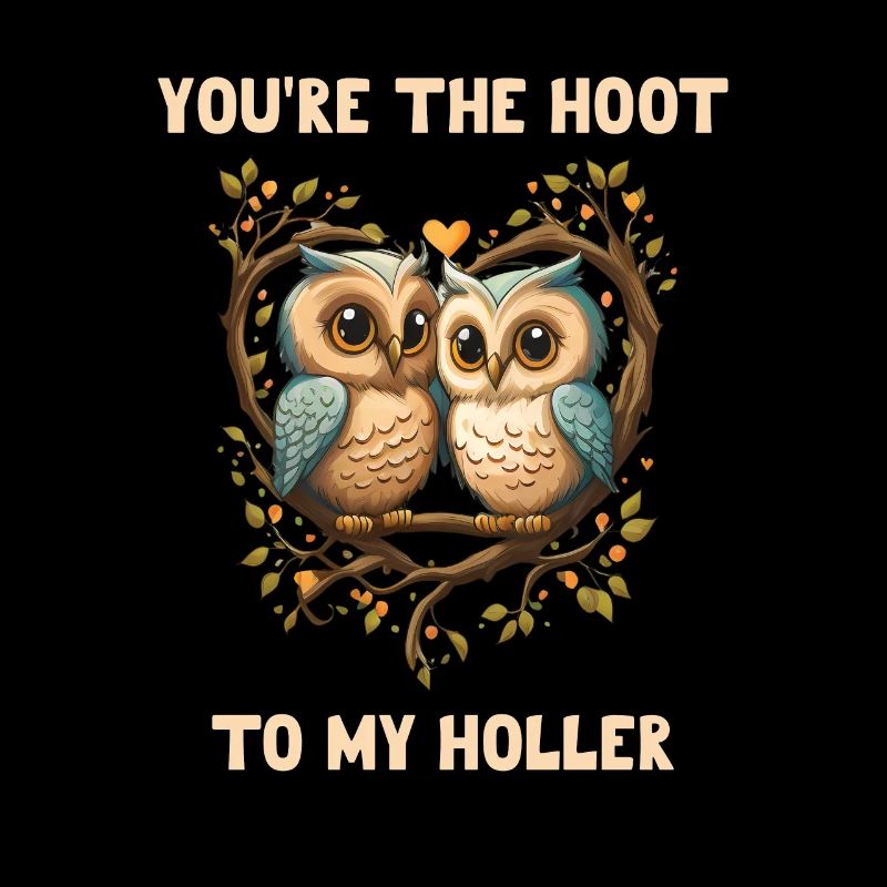 Tu es le Hoot de mon Holler Saint-Valentin