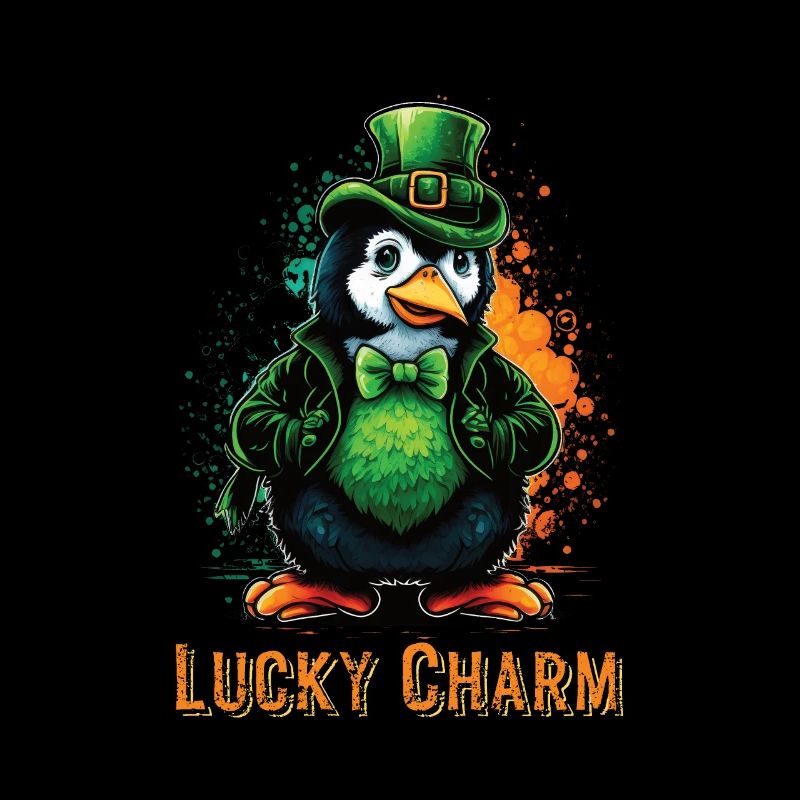 Pingouin porte-bonheur St. Patty