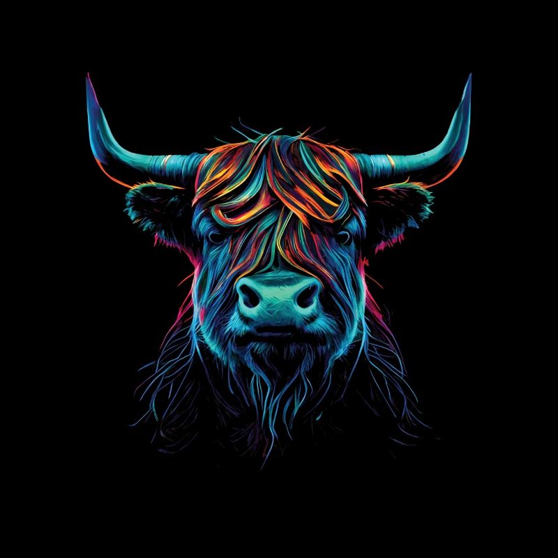 Scottish Highland Cattle Portrait