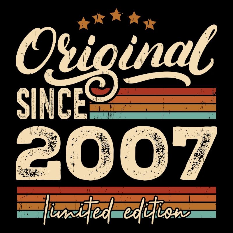 Original 2007 Vintage - 2007 Birthday Gift