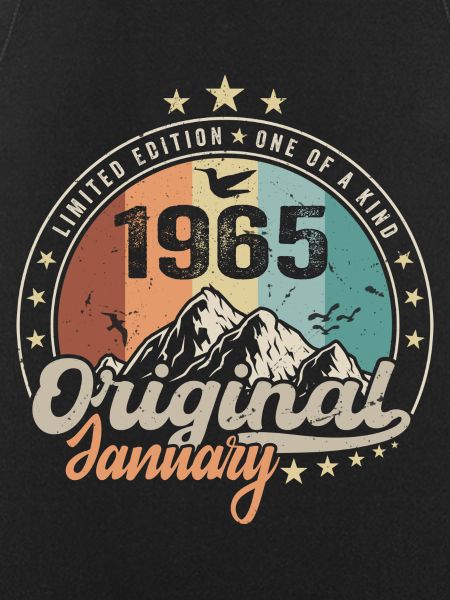 Vintage Retro January 1965 Birthday Gift