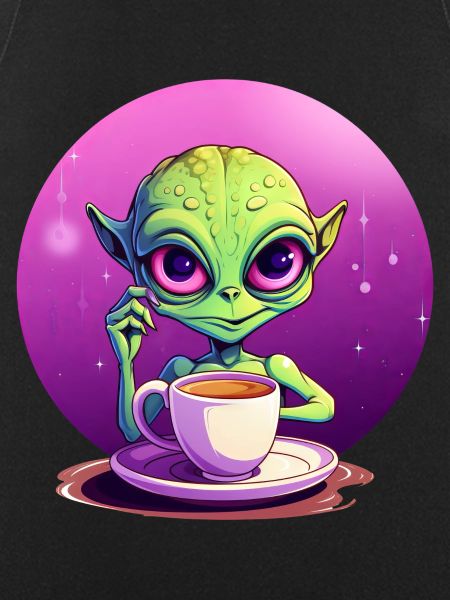 Mitternachts-Kaffee: Der grüne Alien-Trinker