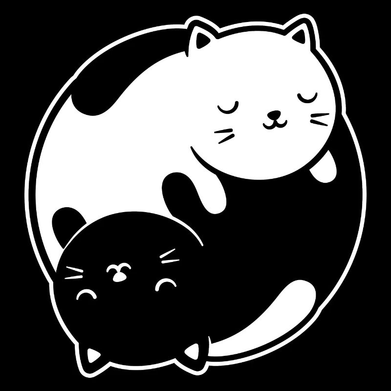 Yin and Yang Kitten