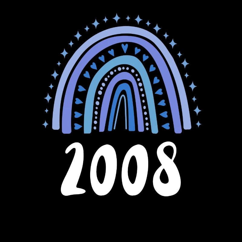 Bleu Arc-en-ciel Année de naissance Millésime 2008