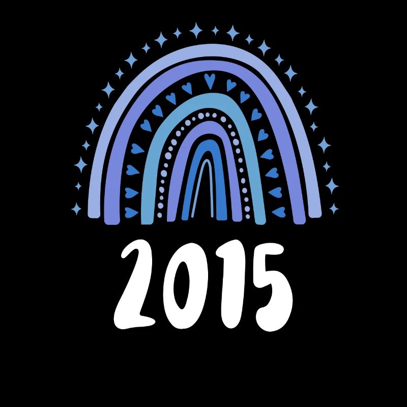 Bleu Arc-en-ciel Année de naissance Millésime 2015