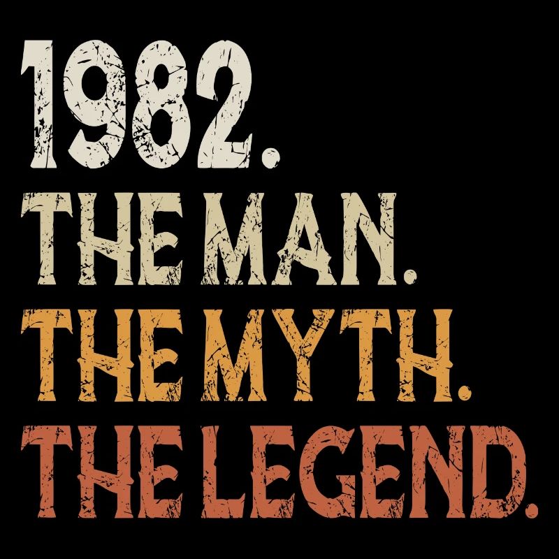 1982 Vintage Man Myth Légende