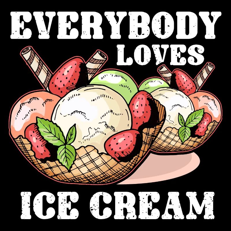 Jeder liebt Eiscreme Party Vatertagsgeschenk Neuhe