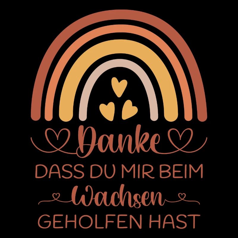 Boho Regenbogen Danke Abschied Kita Kindergarten