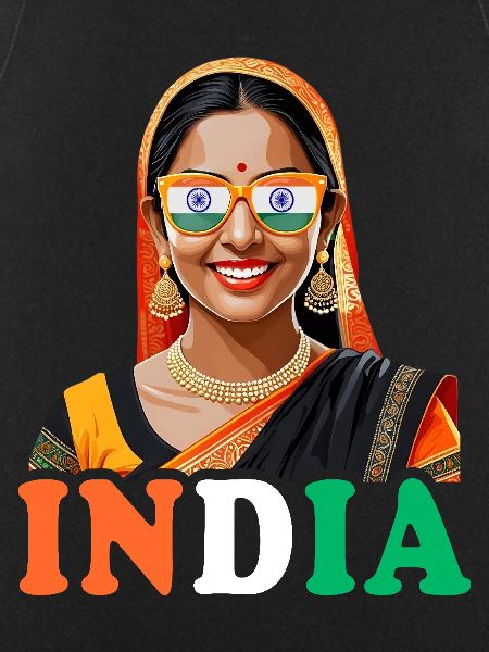 Indian Flag Indian Women
