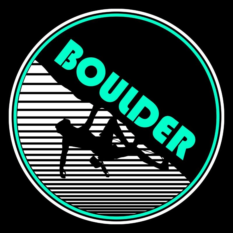 Boulderer bouldering mountains rocks